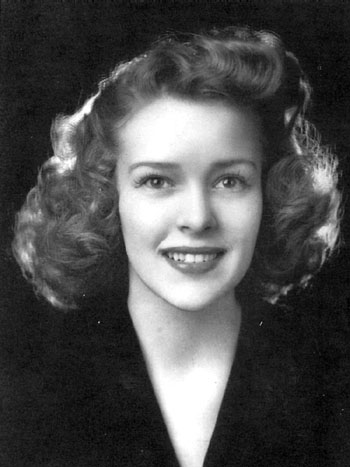 Marge Bong Drucker's graduation photo that graced Dick Bong's aircraft